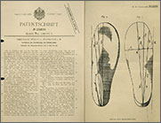 1913: Angulus-Schuh erlangt Patent