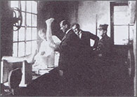 Eberhard II. und Otto I. bei der Arbeit in Luzern 1917